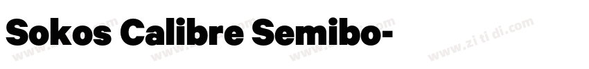 Sokos Calibre Semibo字体转换